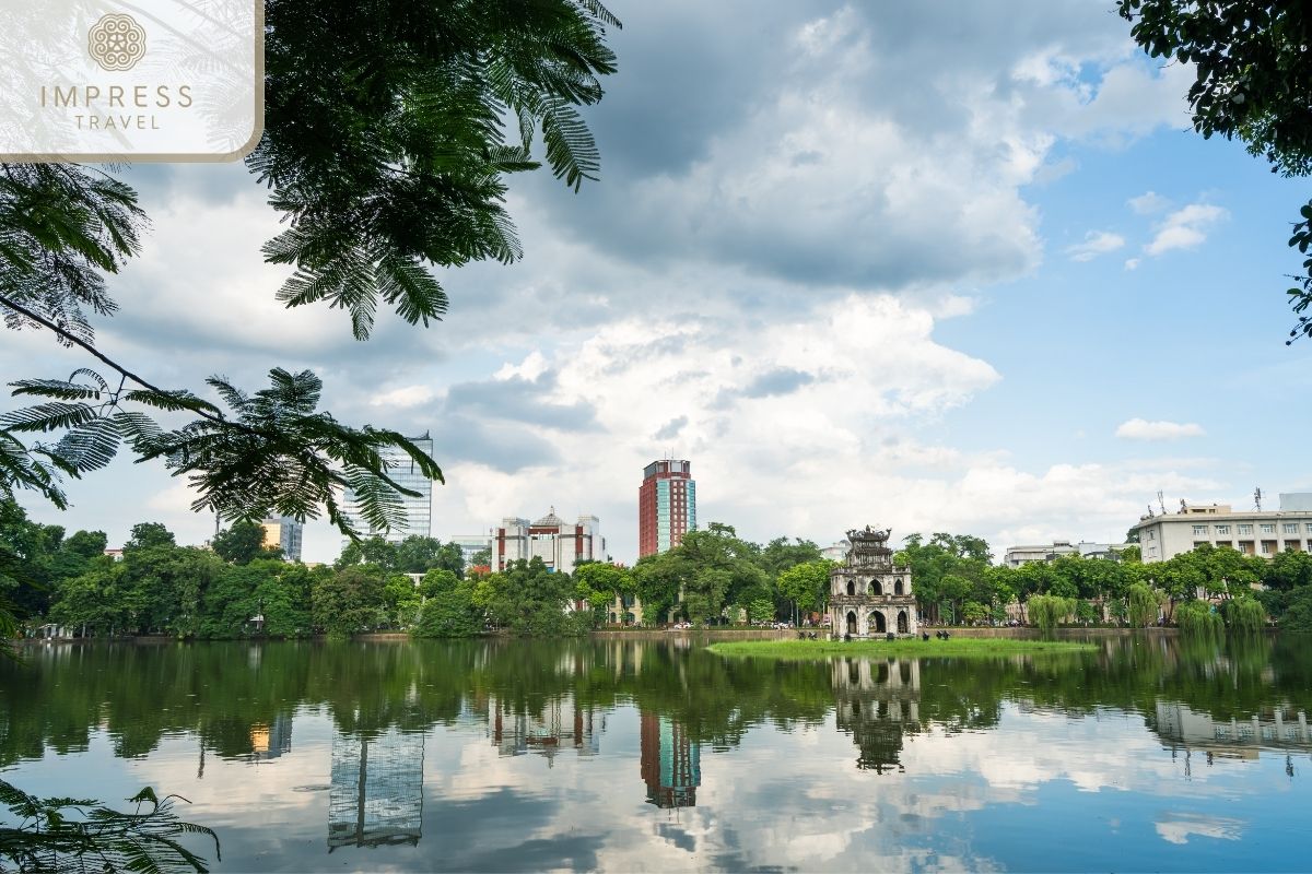 Hoan Kiem Lake in Hanoi Tasty Food tours