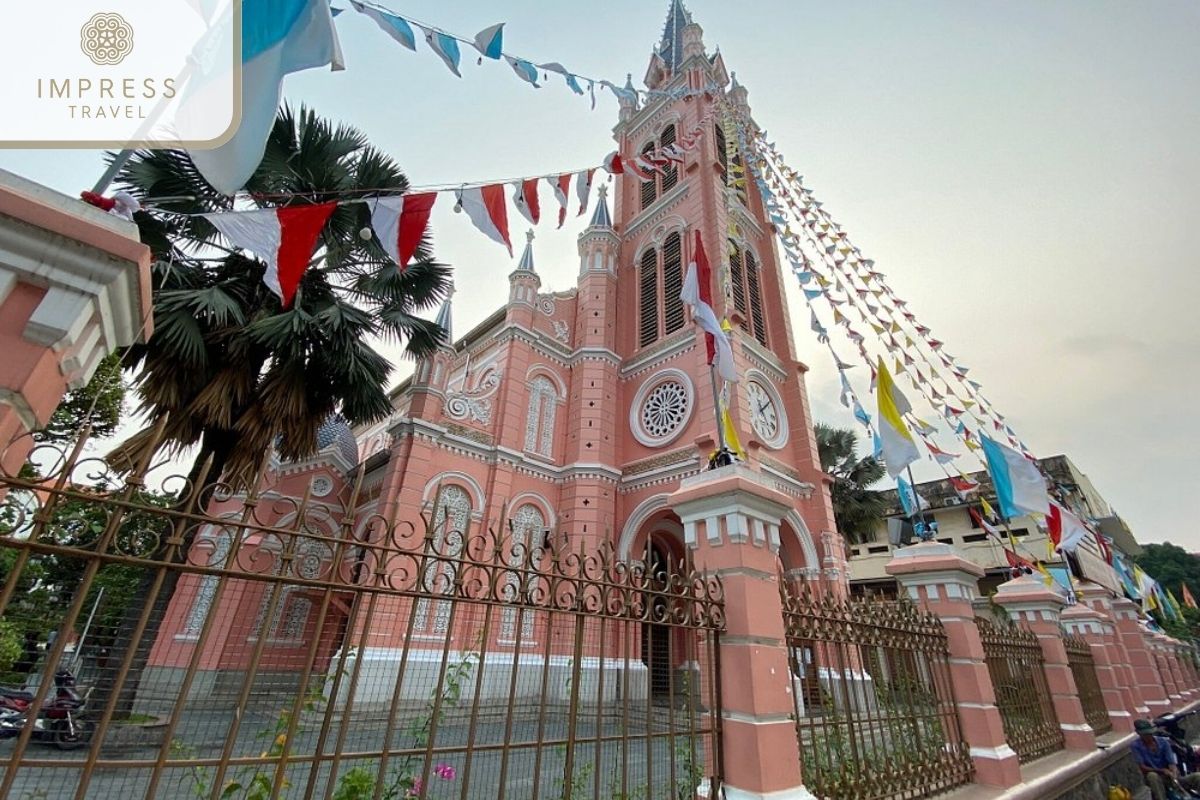 Tan Dinh Church in Ho Chi Minh Architectural Tours