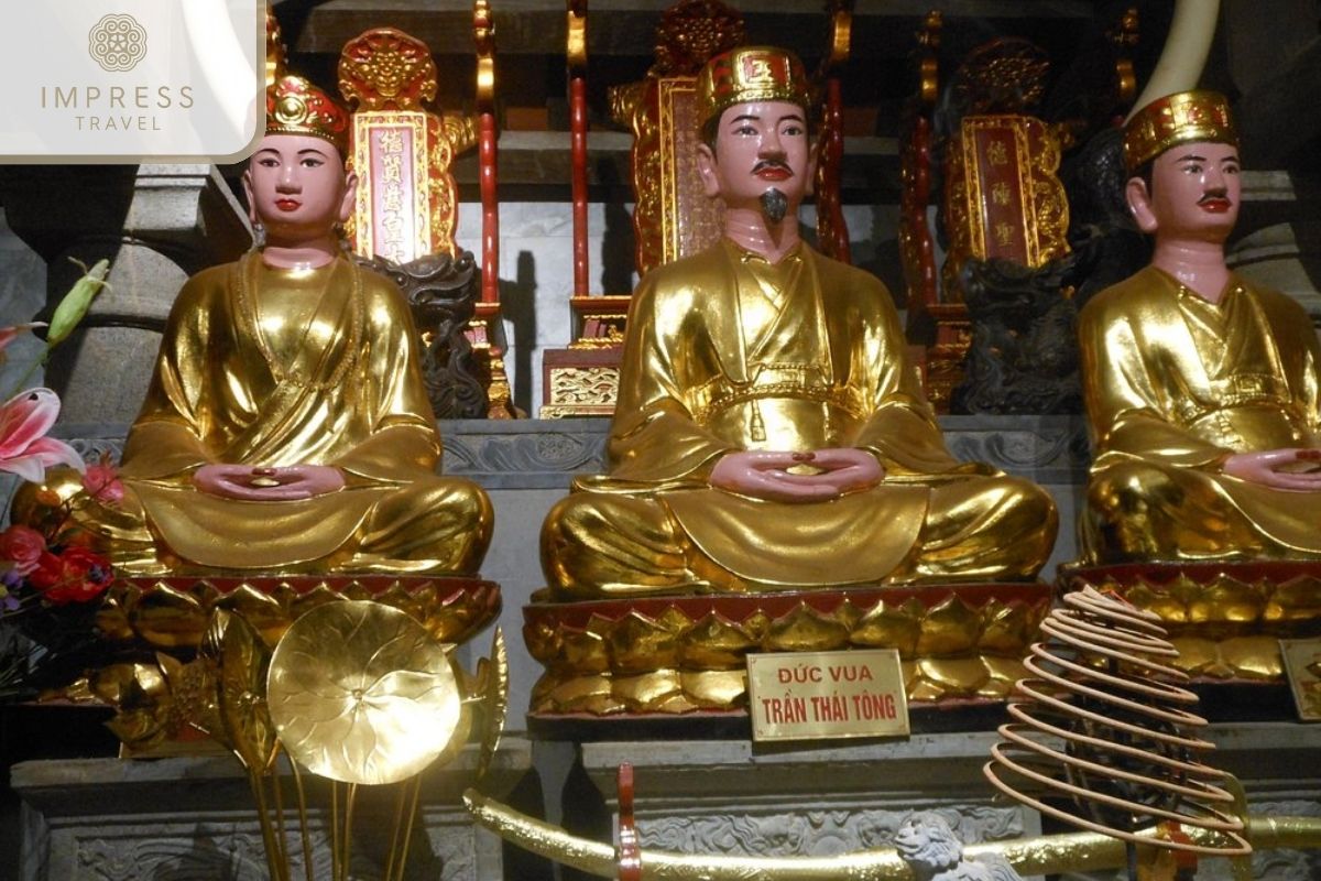 Inside the temple