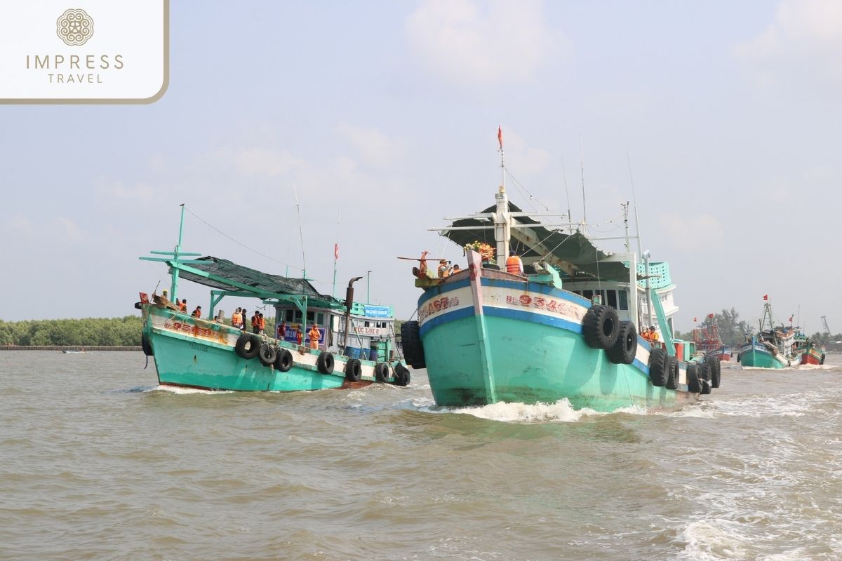 Nghing Ong Festival in Eco Tourism in Ben Tre, Mekong