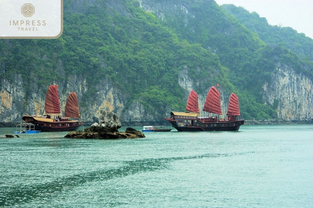 Tuan Chau Island in Tuan Chau Bay View Beach