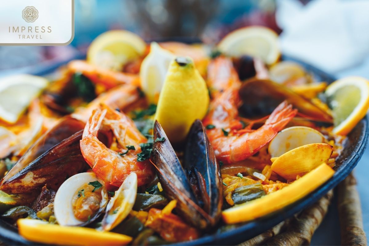 Seafood Lunch by the Beach