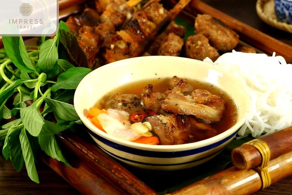 Bun Cha in Unveil the Beauty of Hanoi's Opera House