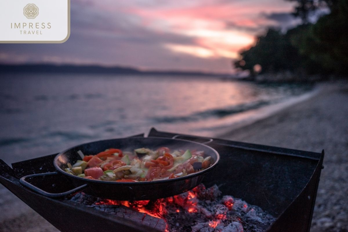 BBQ Beach Dinner