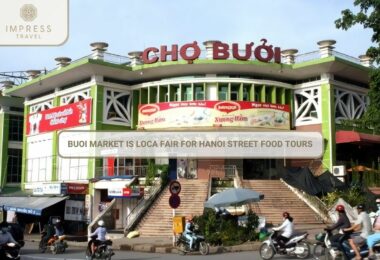 Discover Buoi Market, a cultural gem on Hanoi street food tours