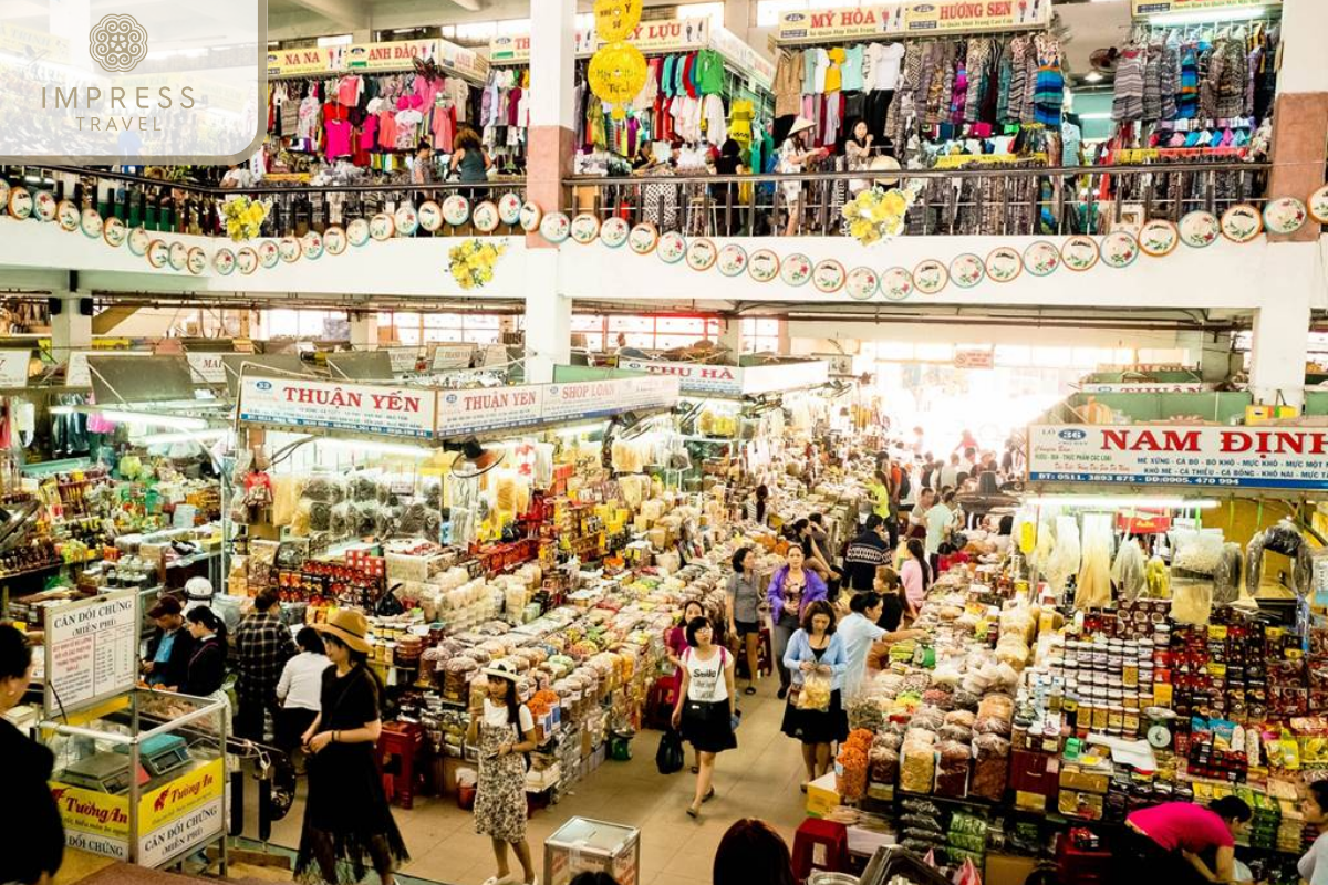 Danang shopping tours at Cho Han Market