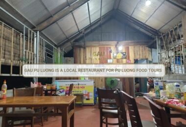 Gau Pu Luong Is A Local Restaurant For Pu Luong Food Tours