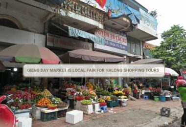 Gieng Day Market Is Local Fair For Halong Shopping Tours