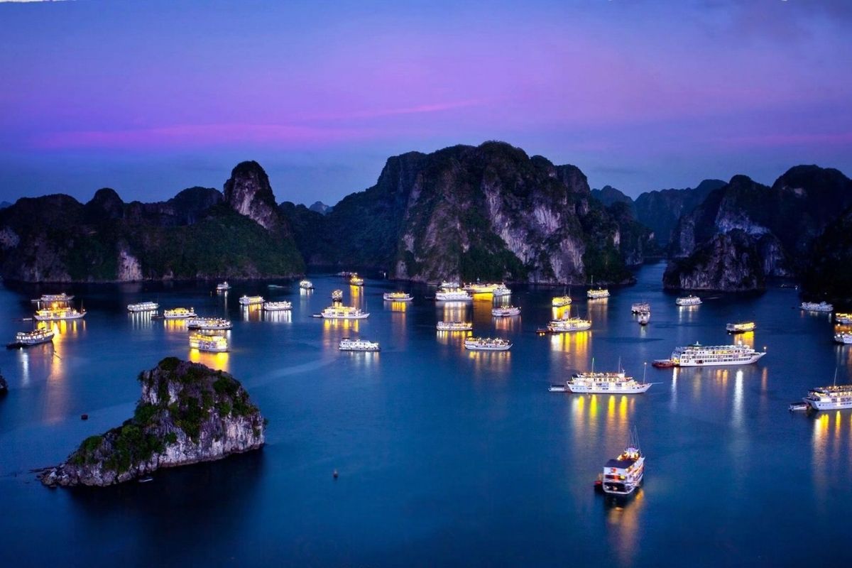 Halong City Is Borough For Halong Coastal Night Tours