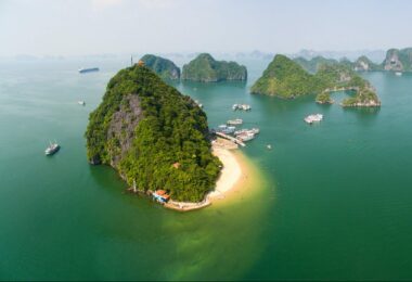 Halong bay pristine beach