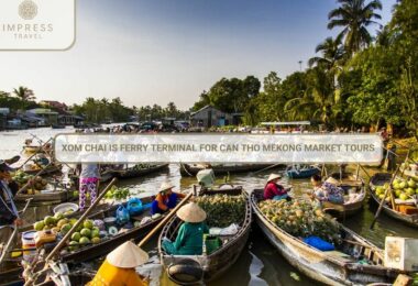 Xom Chai Is Ferry Terminal For Can Tho Mekong Market Tours