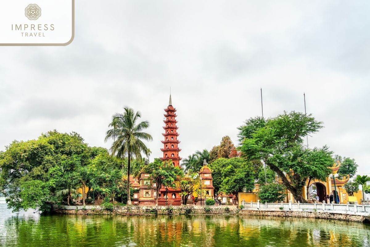 Tran Quoc Pagoda in Hanoi aircraft tours