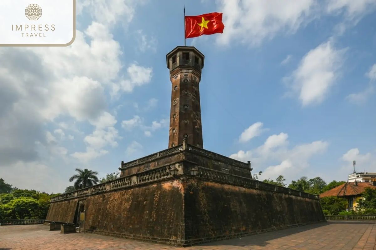 Hanoi Flag Tower in Hanoi cultural tours