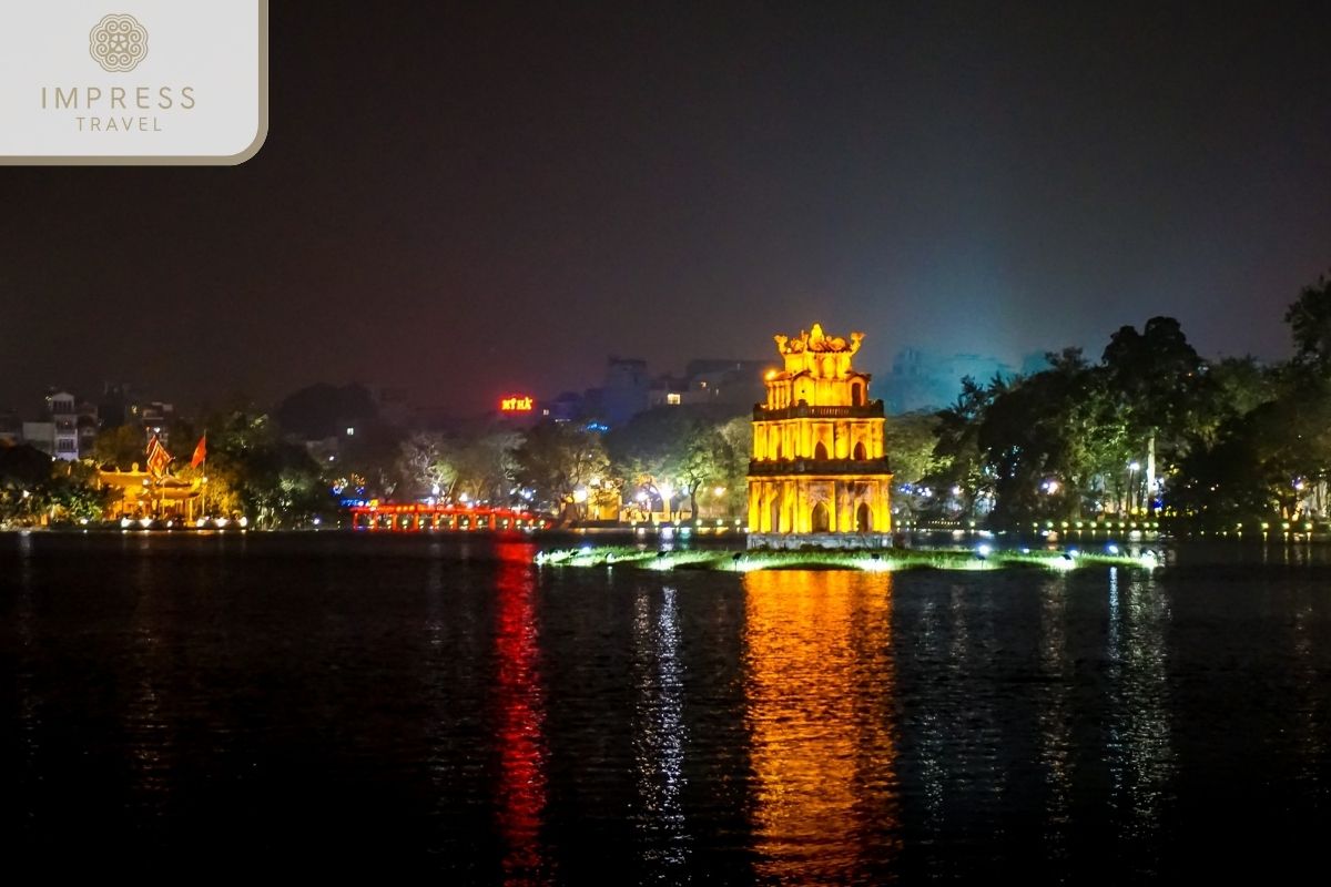 Hoan Kiem Lake in Hanoi cultural tours