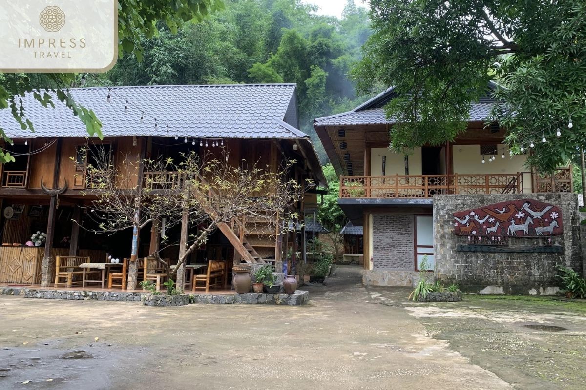 Peaceful scene in Hoa Ban Farm Stay