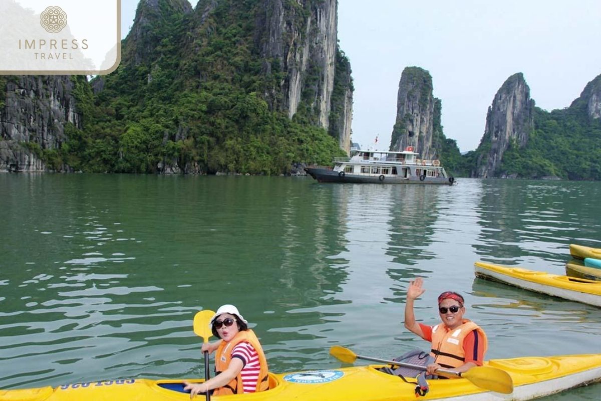 Kayaking in Ba Hang Fishing Village