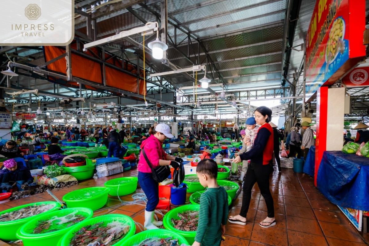 Hon Gai Market in Halong Coastal Tours