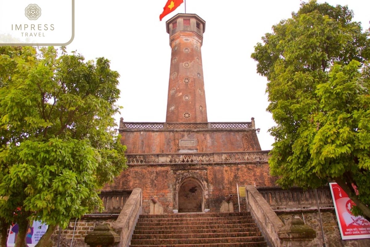 Visit Flag Tower on Hanoi Local Morning Tours