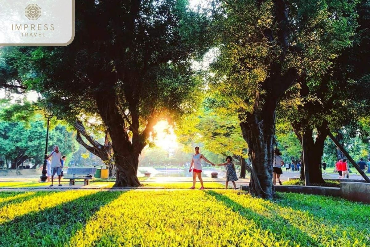 Greenery in Lenin Park