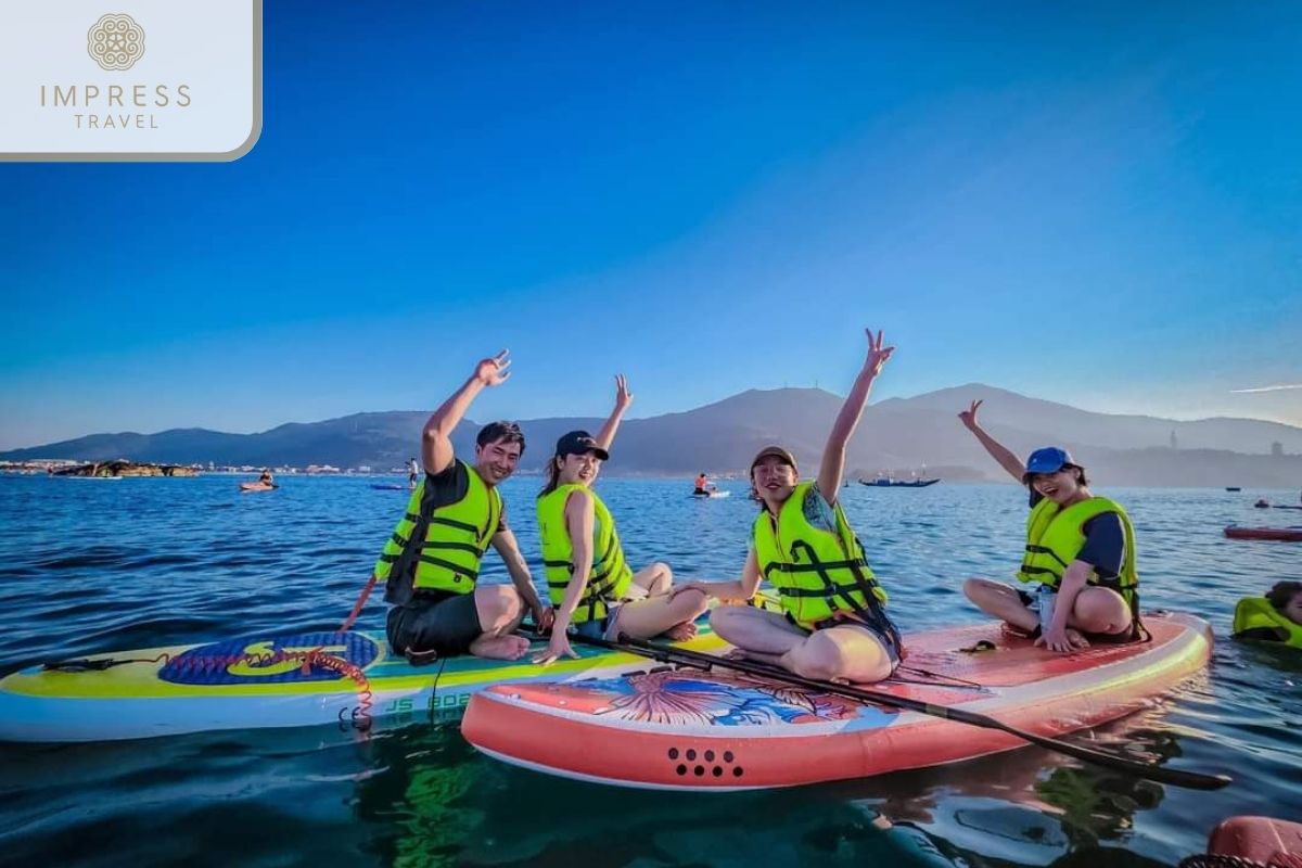 Kayaking at Lien Chieu beach