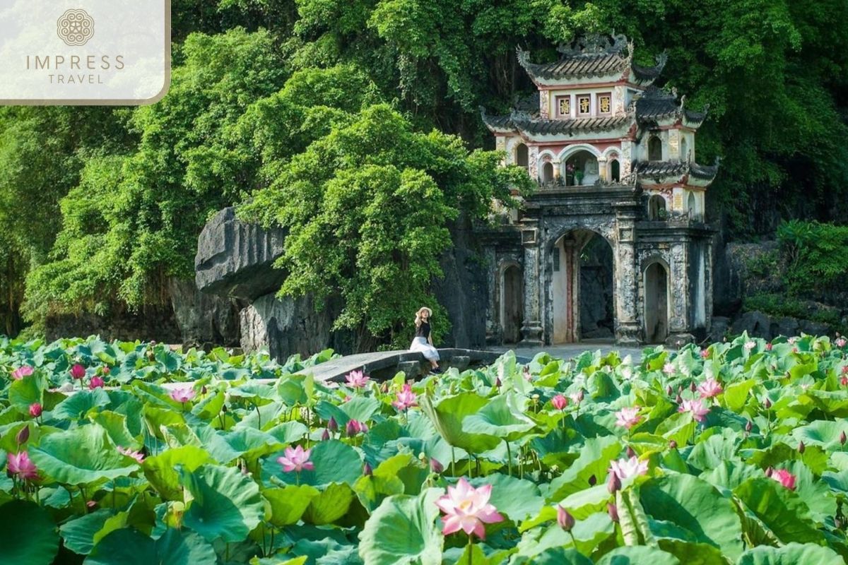 Visit Bich Dong Pagoda on Ninh Binh Catholic Tours