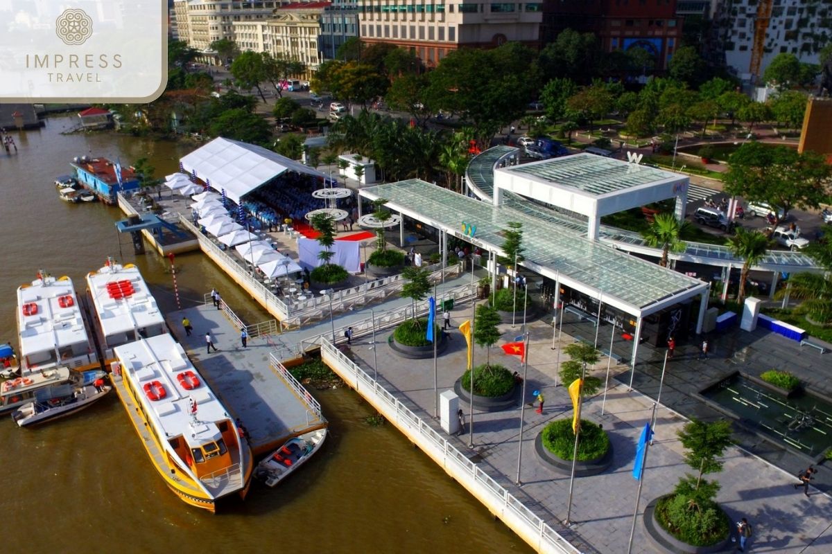 Bach Dang Wharf in Ho Chi Minh River Tours 