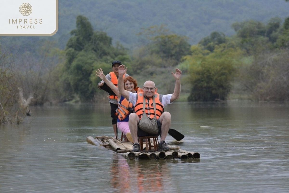 Bamboo Rafting on Suoi Cham