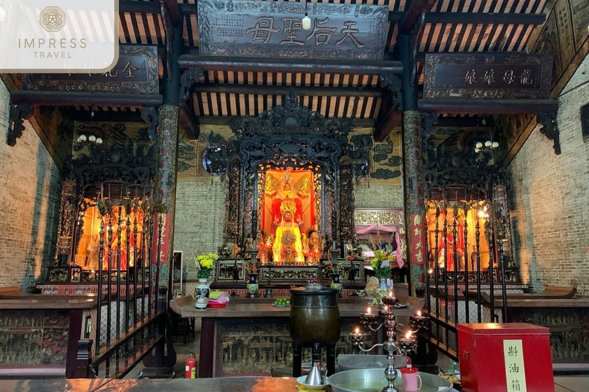 Thien Hau Pagoda in Ho Chi Minh Buddhist tours