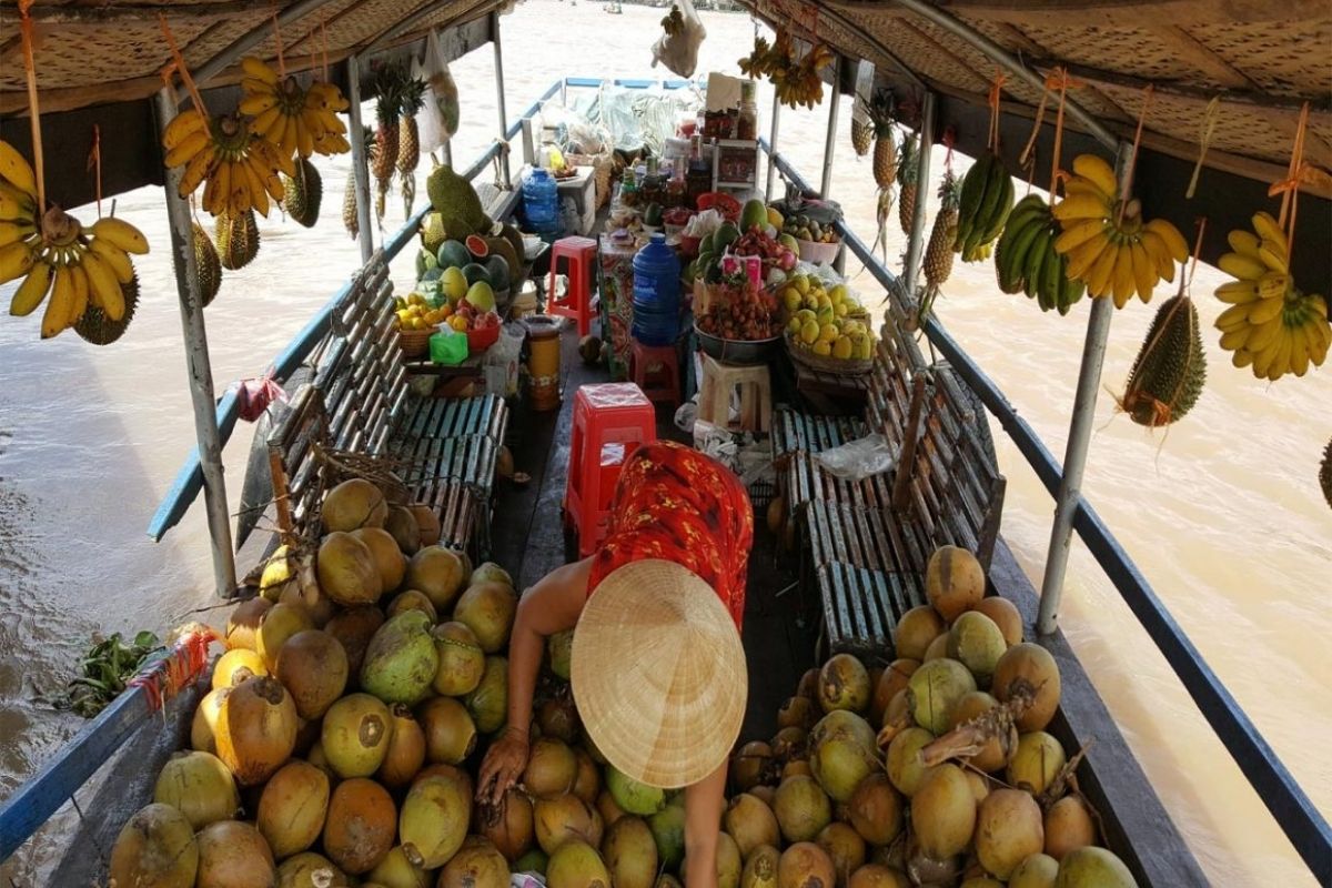 serene countryside in the heart of the Mekong Delta.