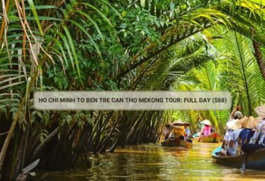 Ho Chi Minh to Ben Tre Can Tho Mekong Tour: Full day ($68)