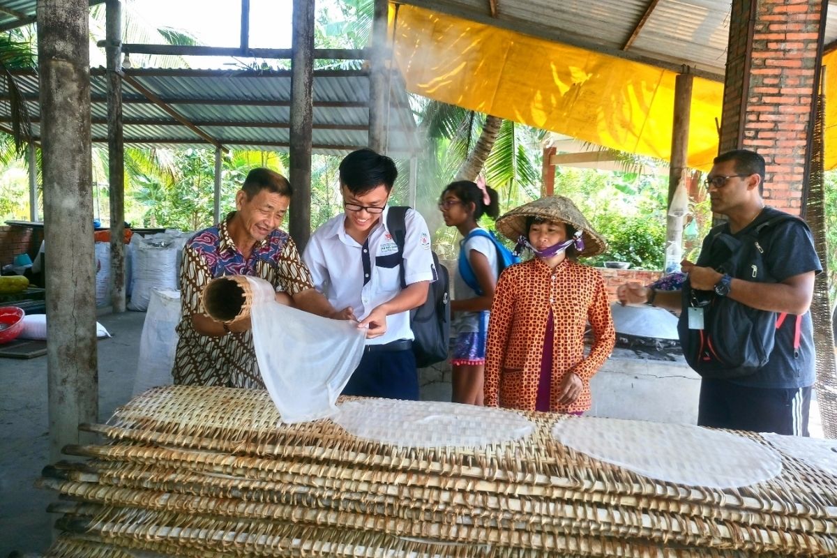 explore floating markets, cruise scenic waterways, and craft authentic Hu Tieu in Vietnam! 