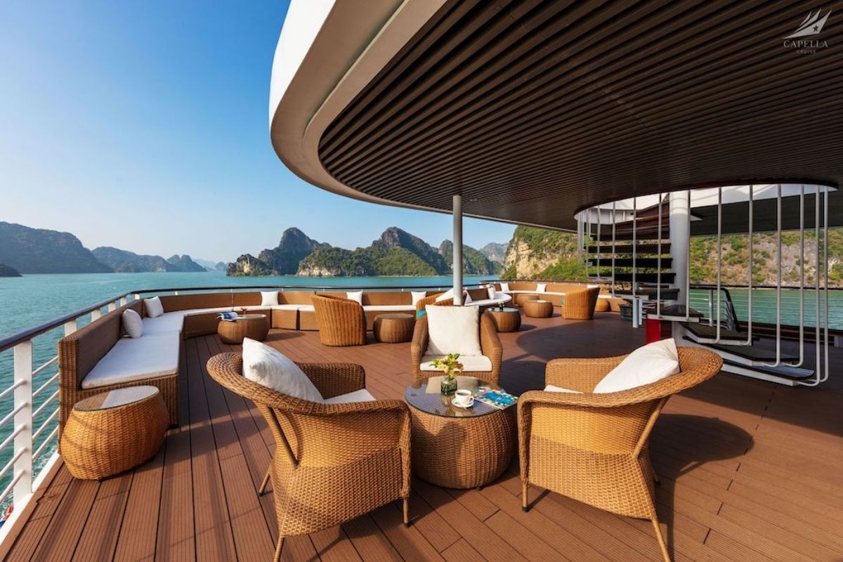 While Halong tours stay Capella Cruise more than ever