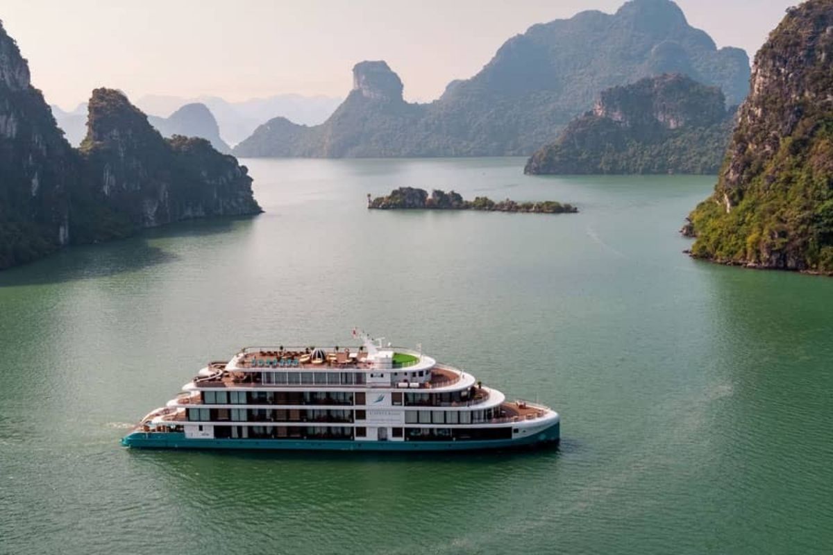 where luxury meets adventure in the stunning Halong Bay. 