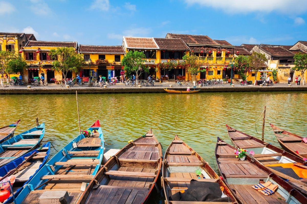 the ancient town of Hoi An, and the frenetic streets