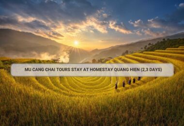 Mu Cang Chai Tours Stay At Homestay Quang Hien (2,3 Days)