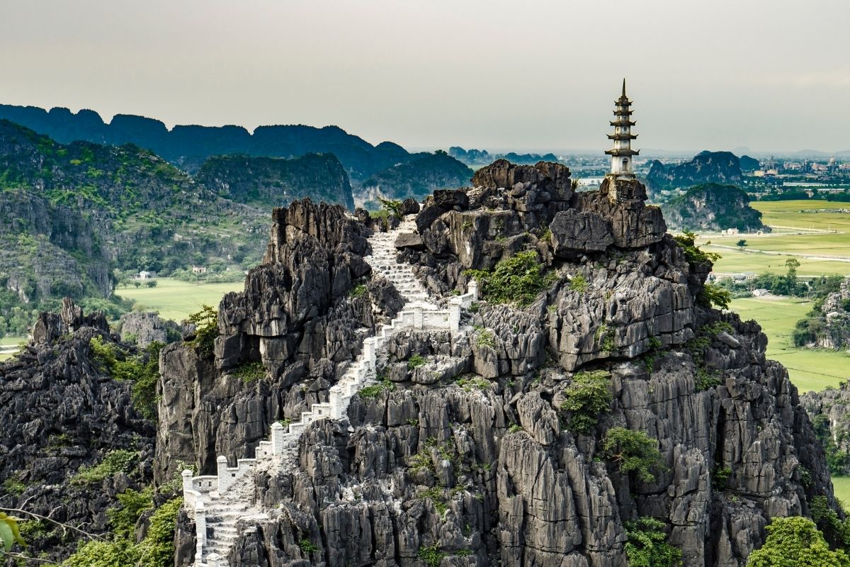 Ninh Binh often referred to as “Halong Bay on Land”