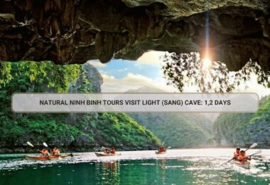 Natural Ninh Binh Tours Visit Light (Sang) Cave: 1,2 Days