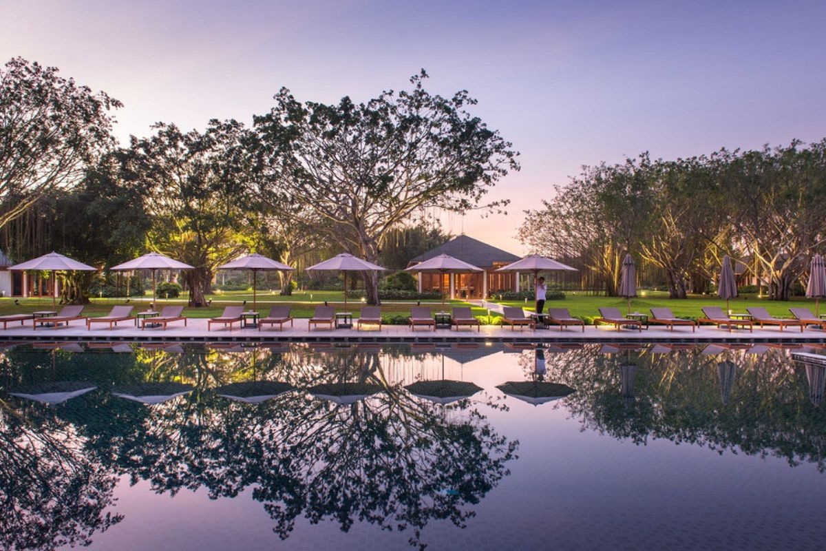 Land in Hanoi, the bustling capital of Vietnam, where you’ll be met by our private
