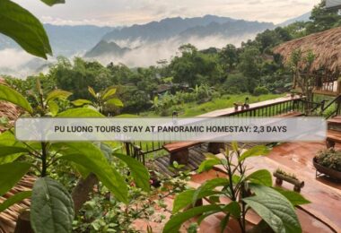 Pu Luong Tours Stay At Panoramic Homestay: 2,3 Days