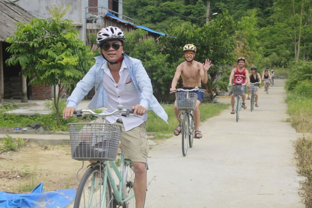 Cycling in Cat Ba National Park with Halong Tours Stay at Heritage Line Ylang Cruise