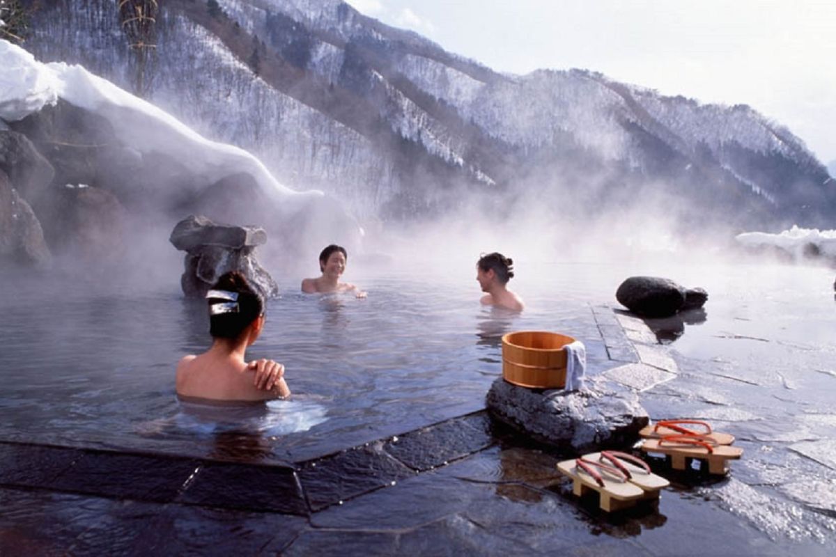 Soaking in the Hot Springs at Ban Ho Village