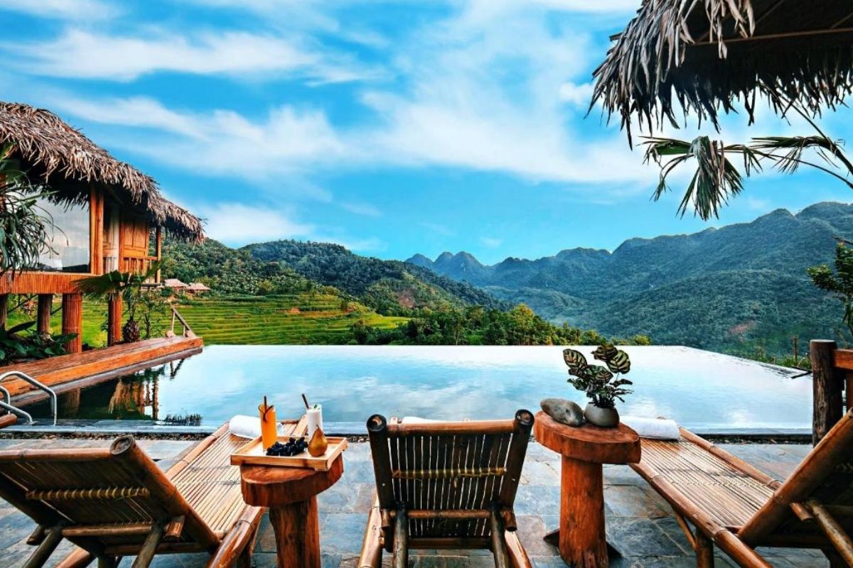 Arrive and check in at Pu Luong Natura Resort 4* with Tunisia to Vietnam Tour Packages