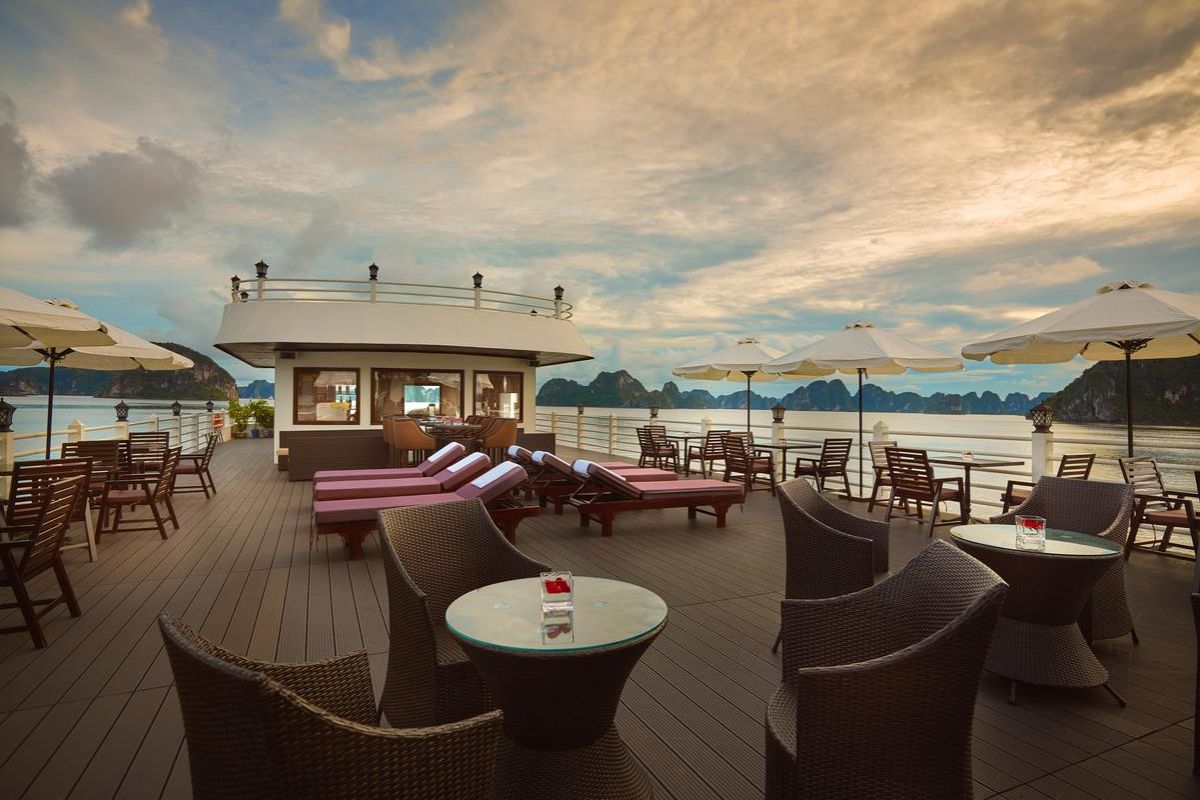 Set off aboard the opulent Athena Cruise