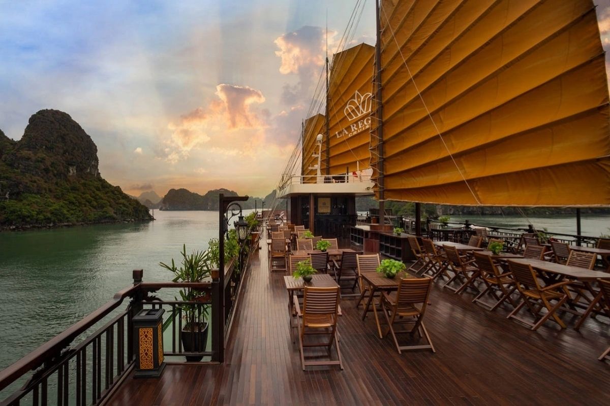 embark on the high-class La Regina Legend Cruise with Vietnam Package Tours from Tajikistan