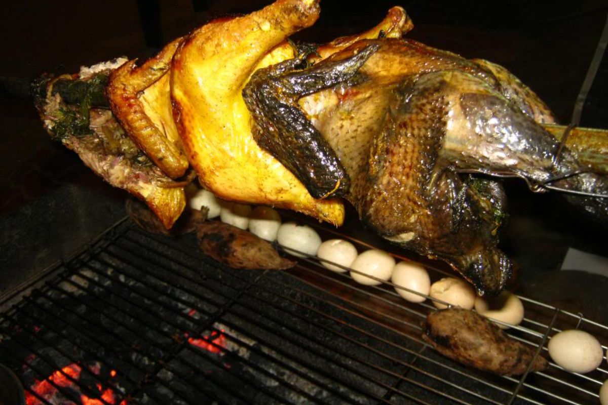 Black Chicken with Honey