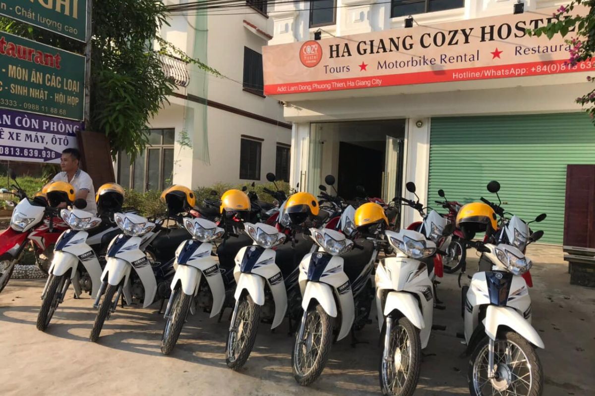 Choose Ha Giang Cozy Hostel for Ha Giang Motorbike Rentals