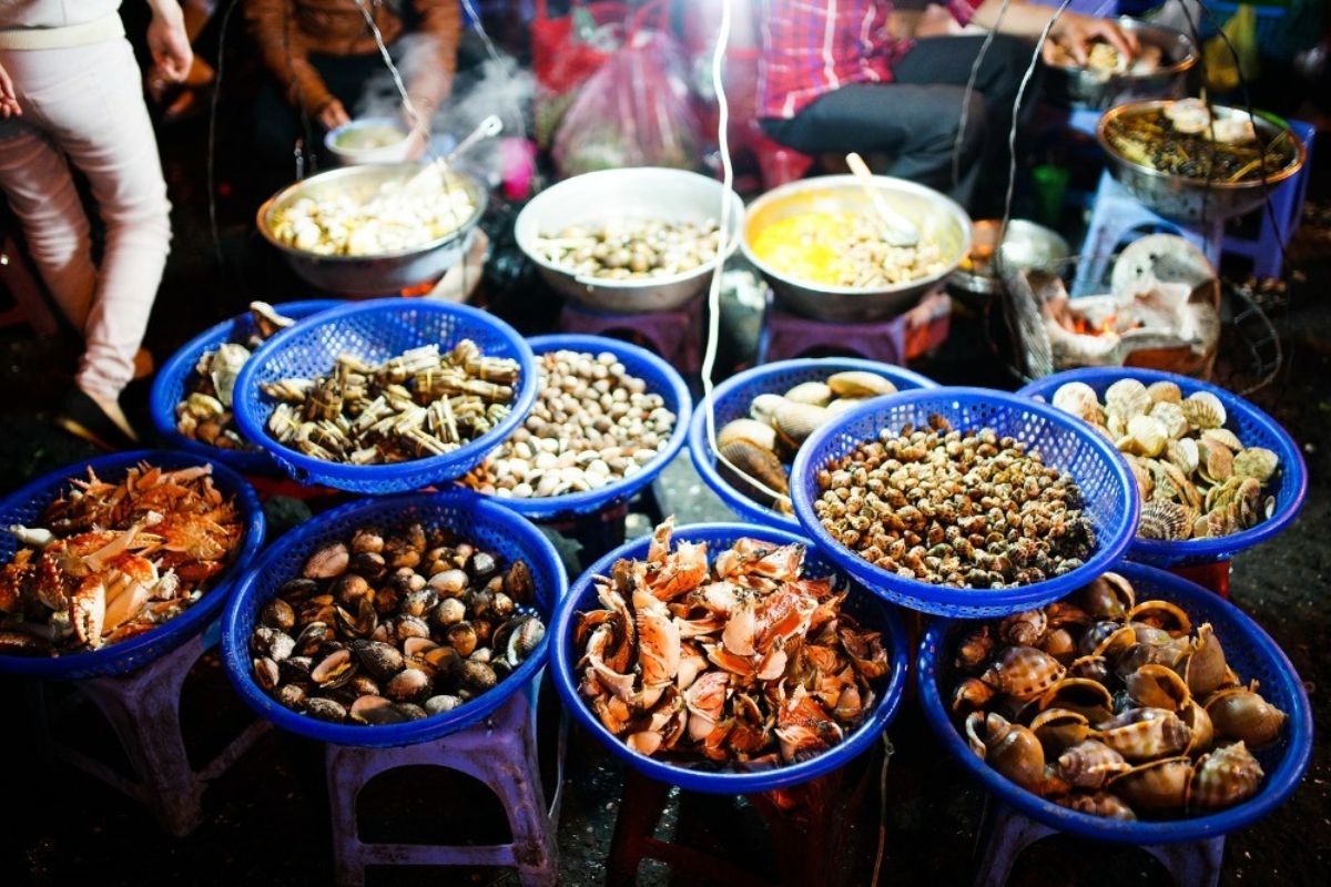 Seafood Feast at Tran Phu Night Market