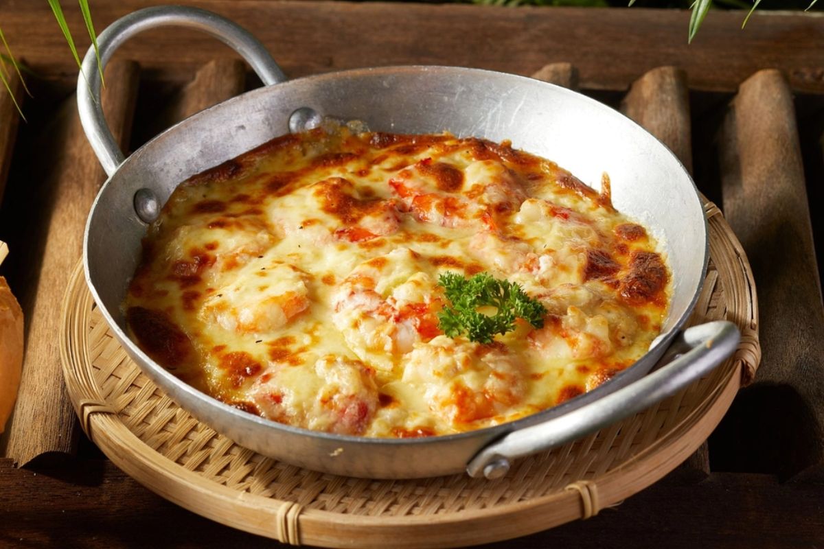 Oven-Baked Shrimp Pasta