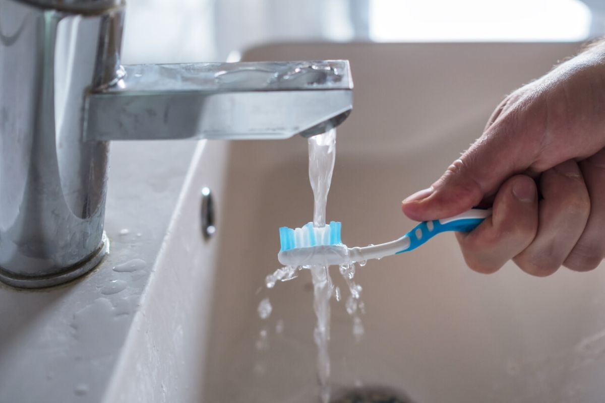 Don’t Use Tap Water for Brushing