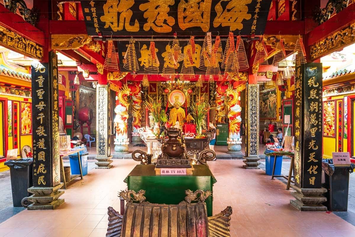 Quan Am Pagoda near Chinatown in Saigon